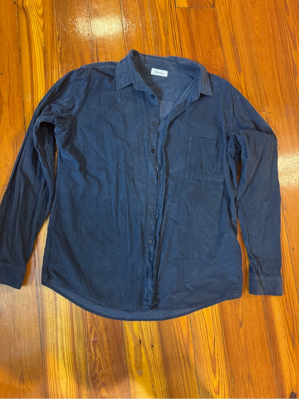 Men's Navy Button-Down Shirt - Rowan Brand